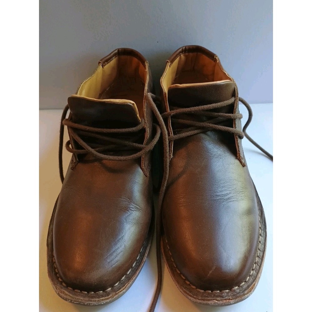 Kenneth Cole New York Real Deal Crazy Horse Brown Chukka‎ Boots Shoes Youth Sz 2